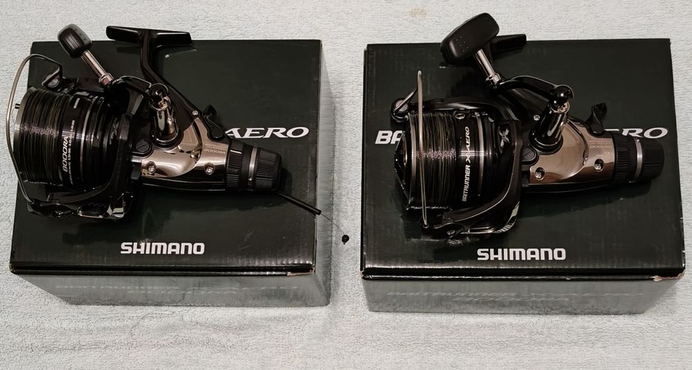 2 x NOWE Kołowrotek Shimano Baitrunner X-Aero 8000 RA