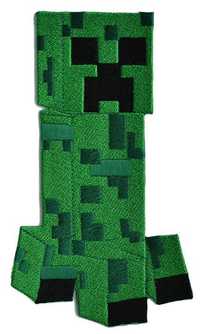 Minecraft Creeper 15cm naszywka