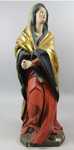 Figura w Drewnie Maria Matka Boska Madonna  XVIII -XIX w H 60 cm
