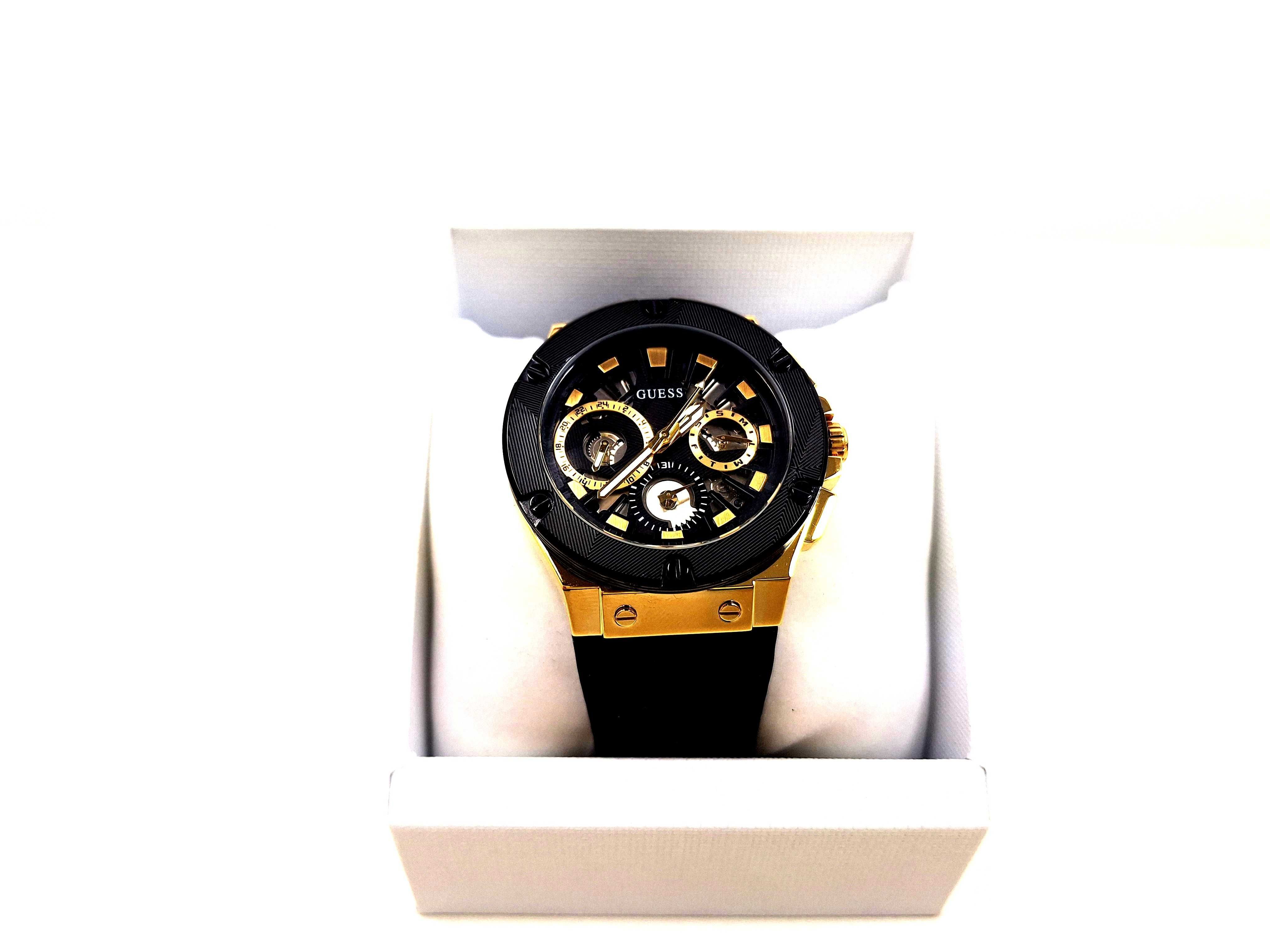 Męski zegarek Guess GW0487G5 Datownik Casualowy