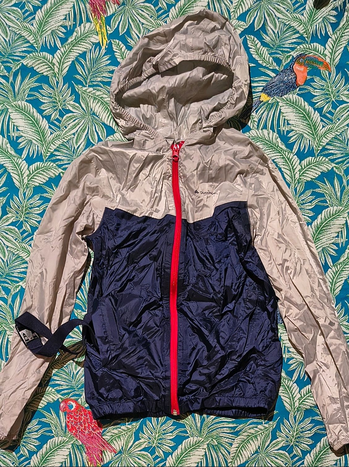 Kurtka przeciwdeszczowa typu pocket Quechua Decathlon roz. 146-152