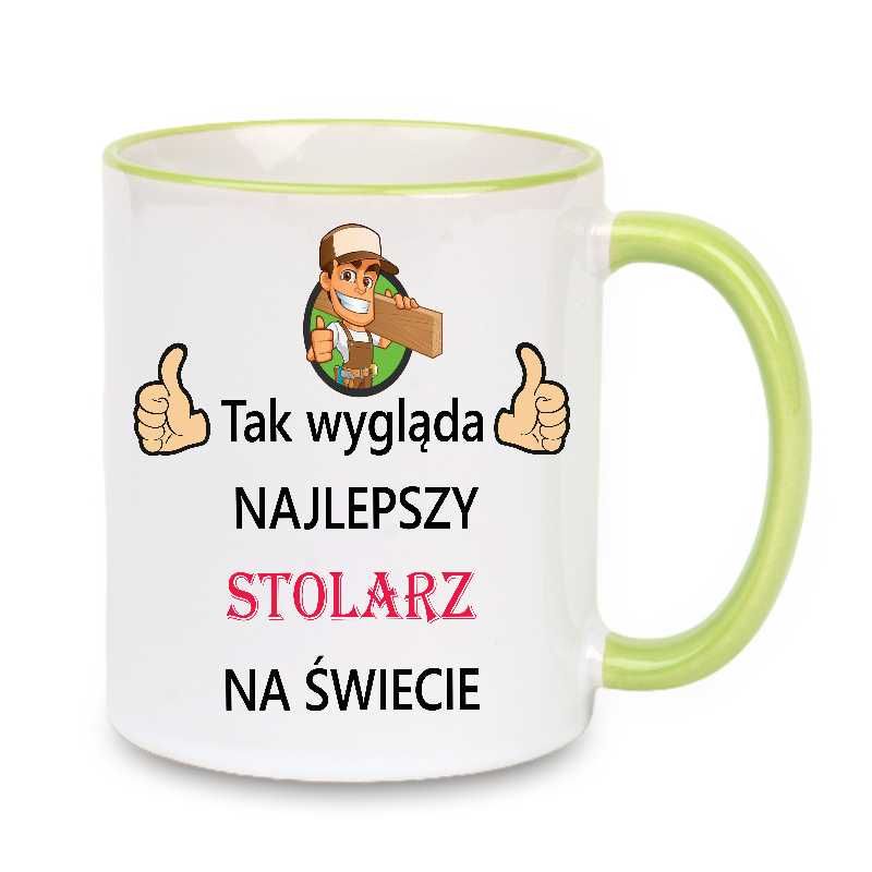 Kubek z nadrukiem Stolarz, Śmieszne, Zabawny tekst BUC-STO-011