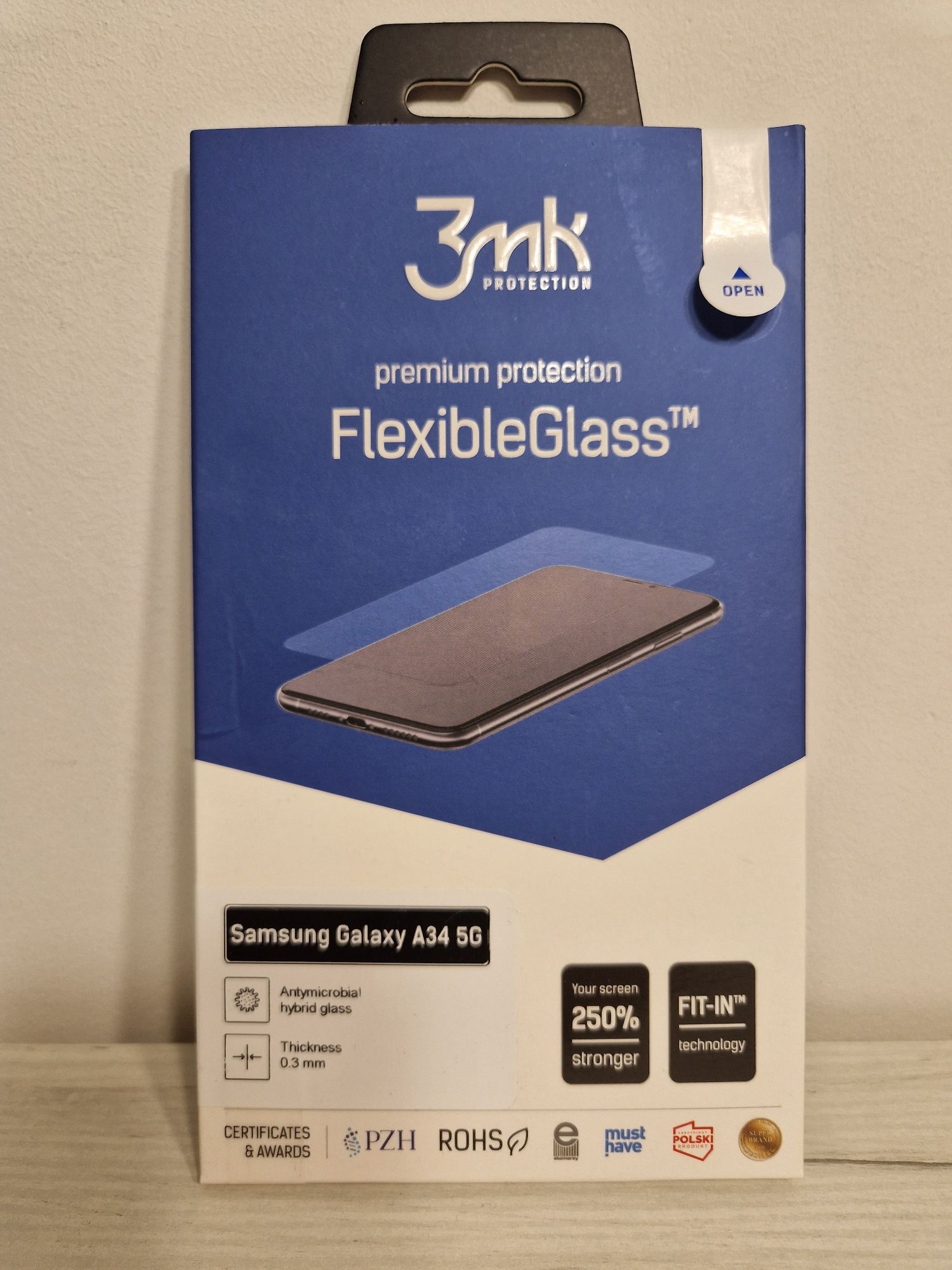 Hartowane szkło hybrydowe 3MK FlexibleGlass do Samsung Galaxy A34 5G