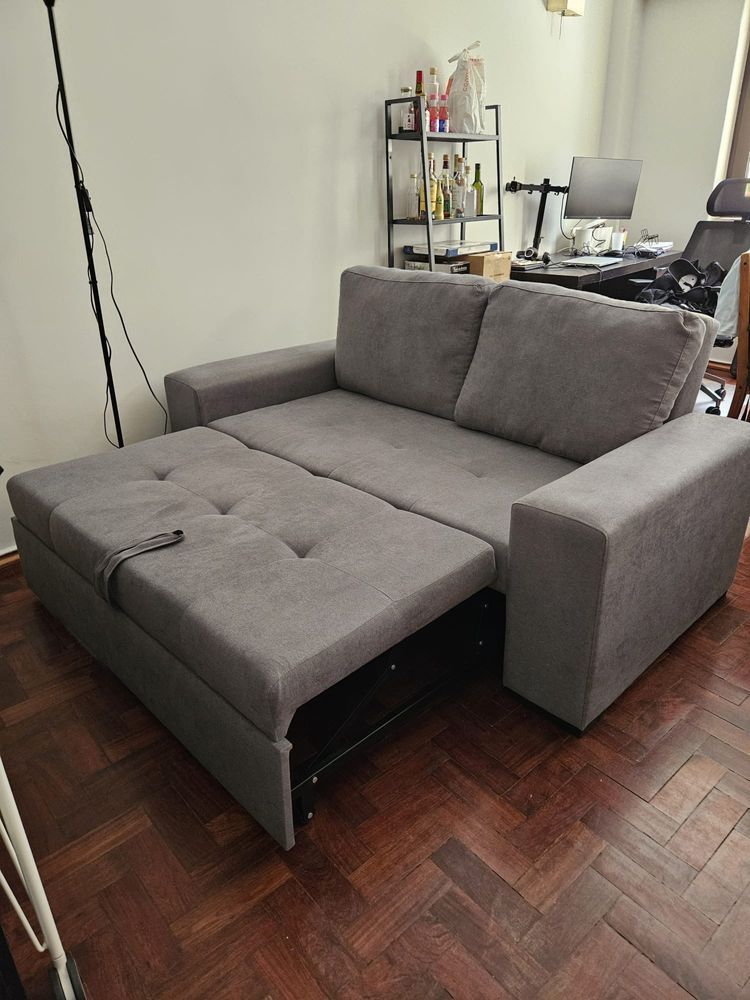 sofa cama 3 lugares mira homy casa