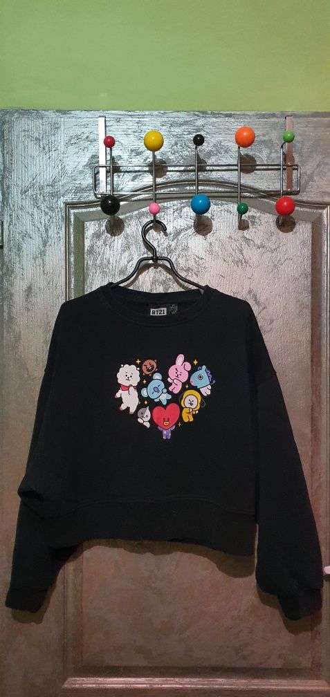 Bluza crop Jumper BT21 damska xs
