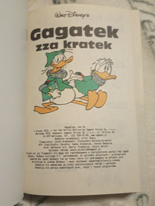 Kaczor Donald Mega Gigant tom 45 i 46