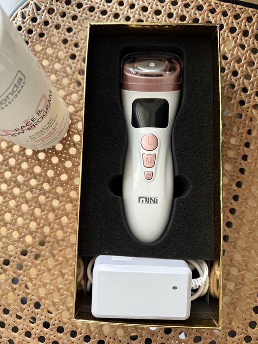 Mini hifu 2.0 masaż lifting twarzy HIFU EMS RF  + żel