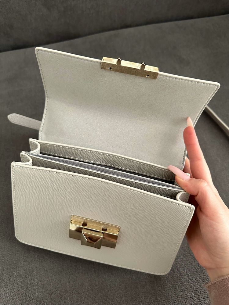 Сумка жіноча FURLA Marmo Venere Mini Leather Satchel (оригінал)