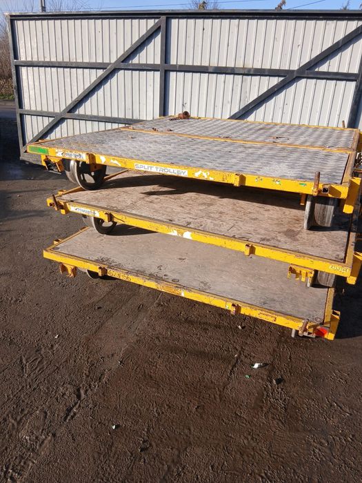 Wozek kolejowy torowy permaquip 1000kg składany jednotorowy torowy