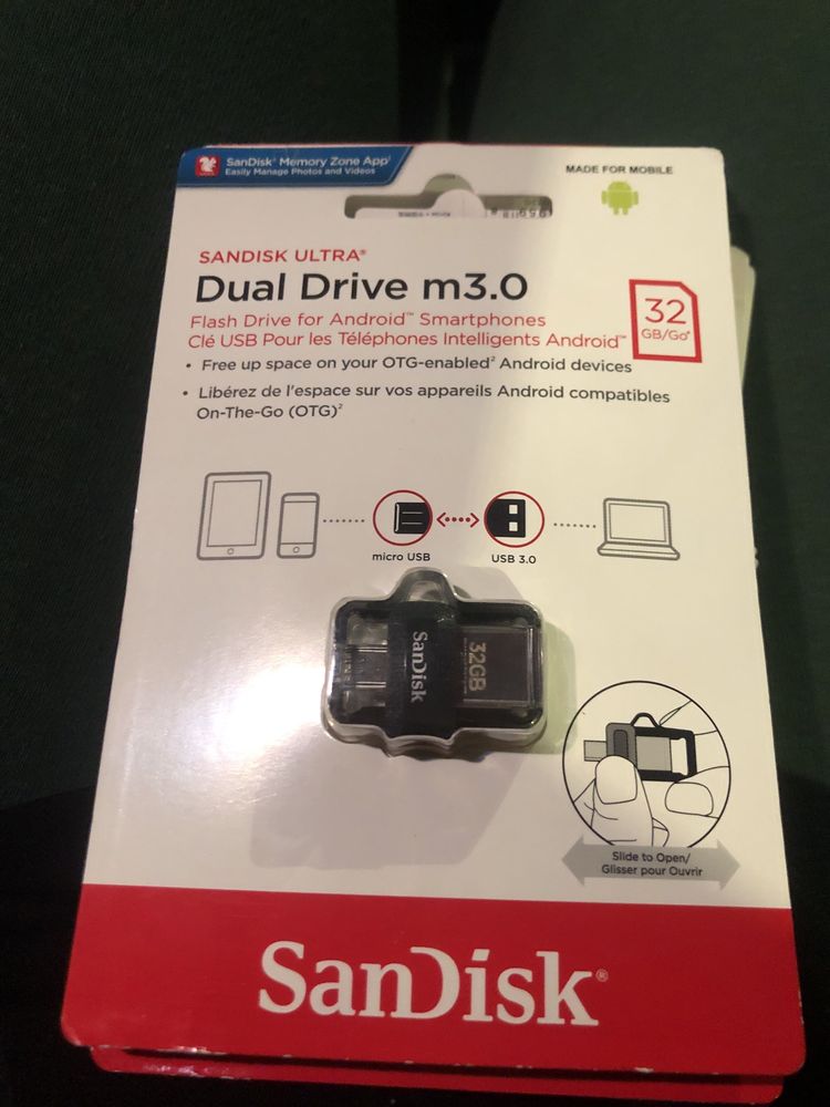 Dual drive m3.0 pendrive 32 GB pen drive micro USB sandisk
