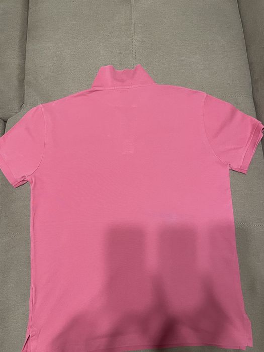 Оригинальная футболка Polo.Розово-бордового цвета.