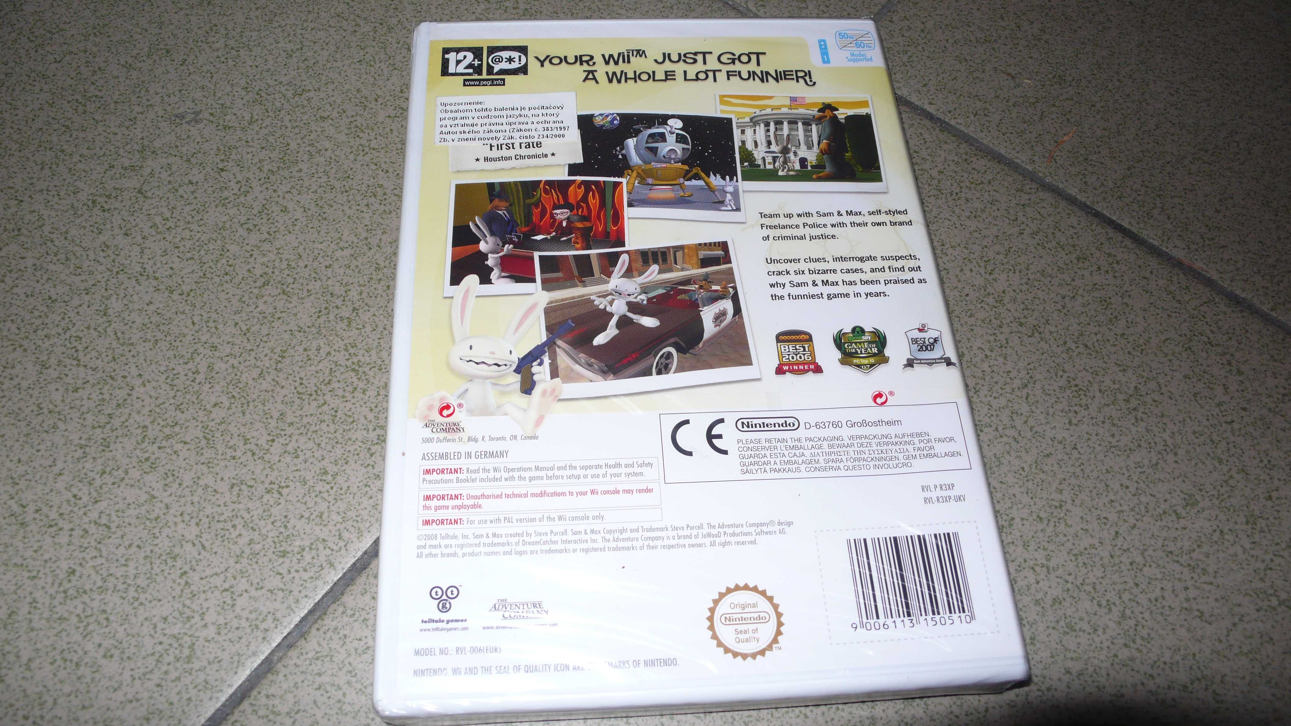 Nowa w folii Sam & Max na Nintendo Wii