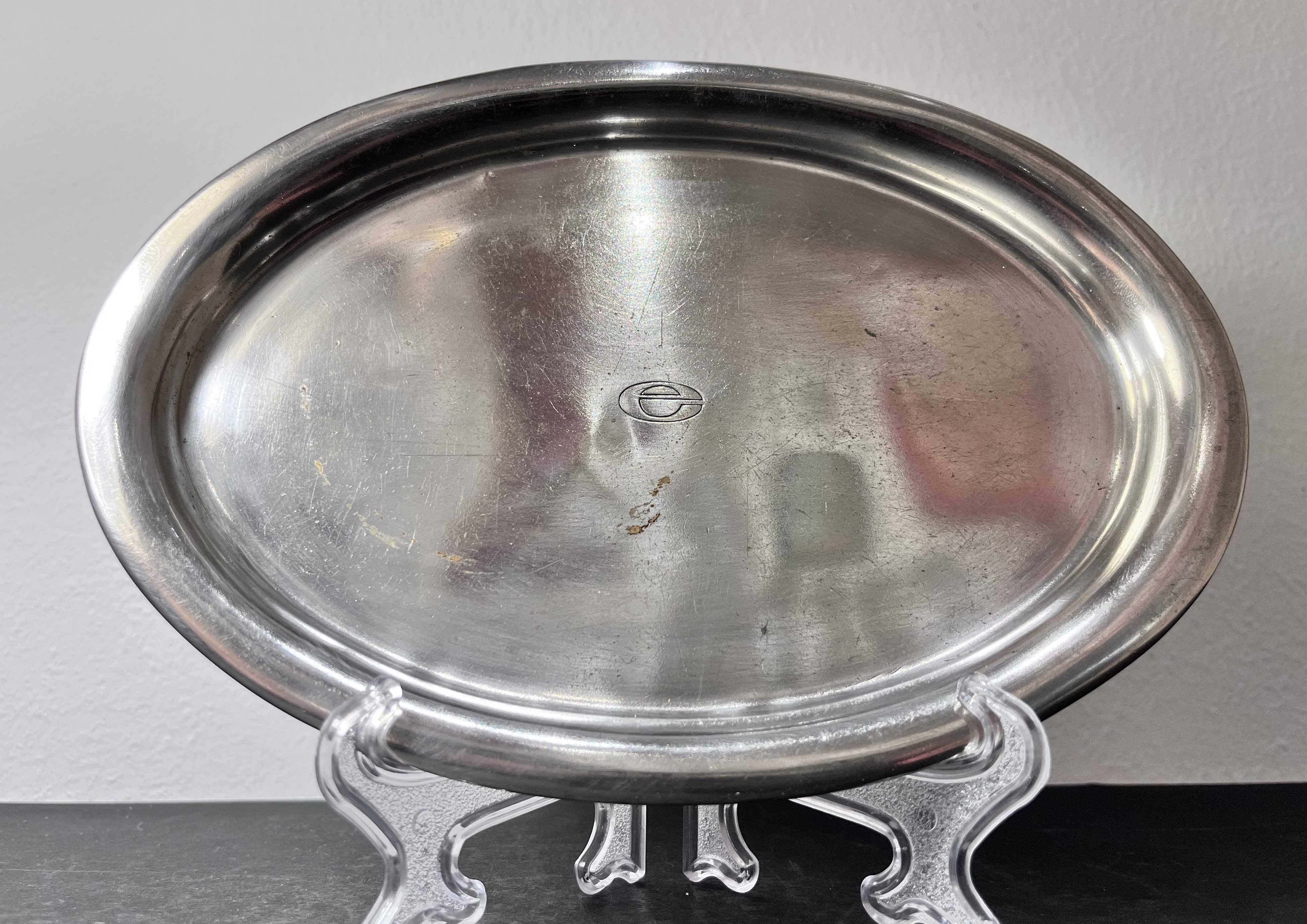 Platerowana paterka/ tacka Fraget WSW okres powojenny Warszawa.