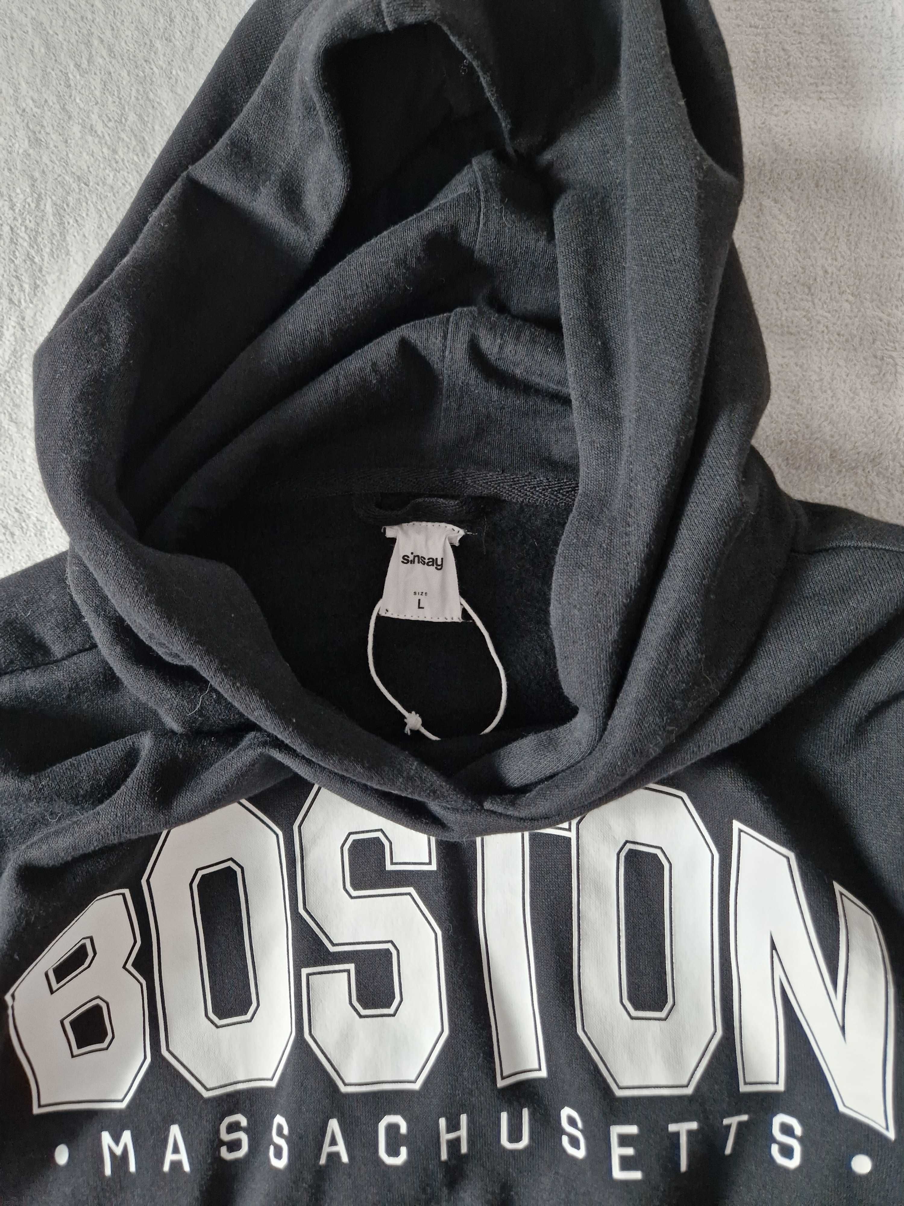 Sinsay bluza z kapturem Boston rozm. M