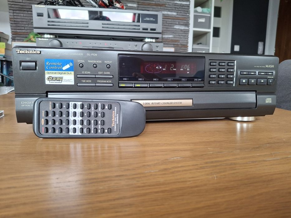 Technics CD zmieniarka SL-PD9 z pilotem