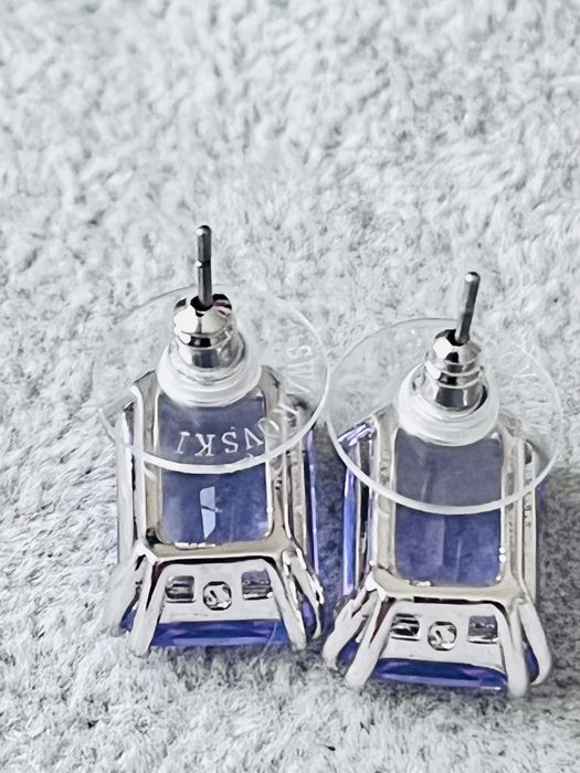 Swarovski nowe kolczyki 1x1.5 cm
