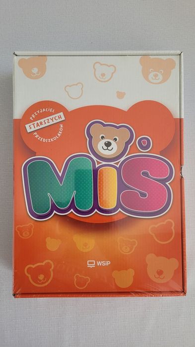 Nowy zafoliowany BOX Miś przyjaciel starszych przedszkolaków 5-6 lat