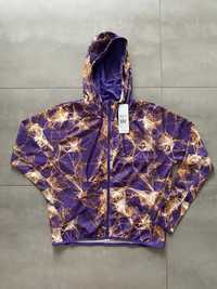 damska bluza z kapturem adidas Womens Gym FZ Aop Hoody AY5444 r. S