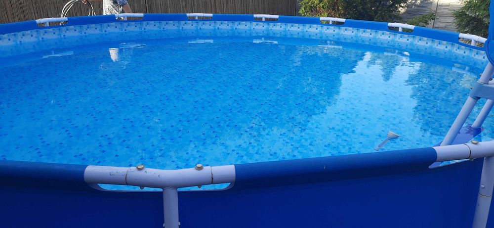 basen bestway 457x122 stelażowy plus pompa piaskowa