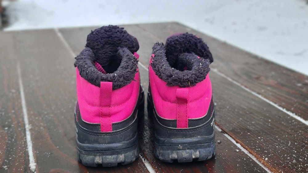 Термоботинки Зимние женские Quechua ОРИГІНАЛ на меху фуксия фиолет