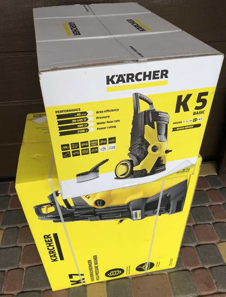 Мийка Karcher k5 basic (1,2,3насадки) оригінал Made in ItalyМинимойка