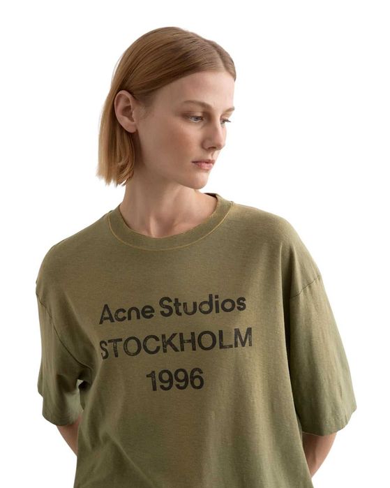 Футболка Acne Studios Exford 1996 T-Shirt Olive Green