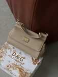Сумка Dolce&Gabbana Sicily  - Premium коричневая сицилия 19см|21|26