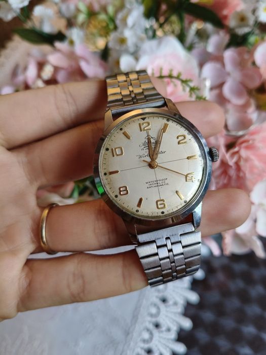 Zegarek męski mechaniczny Atlantic Worldmaster 17 kamieni