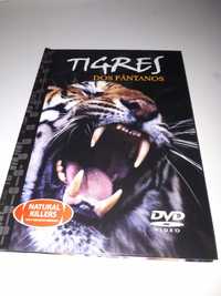Livro e dvd tigres dos pantanos