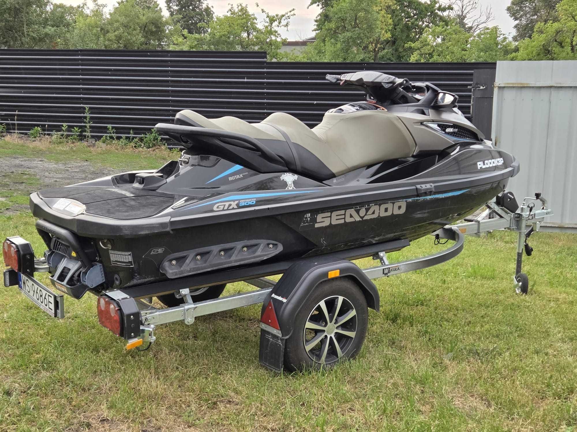 Skuter wodny SEA DOO GTX 300 LIMITED 43 mth  + PRZYCZEPKA