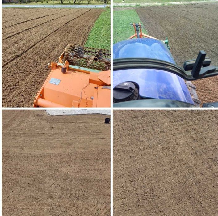 Usługi ogrodnicze glebogryzarka separacyjna zakładanie trawnika