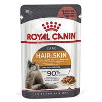 Royal Canin Hair&Skin Care in Gravy для шкіри та шерсті в соусі 85г