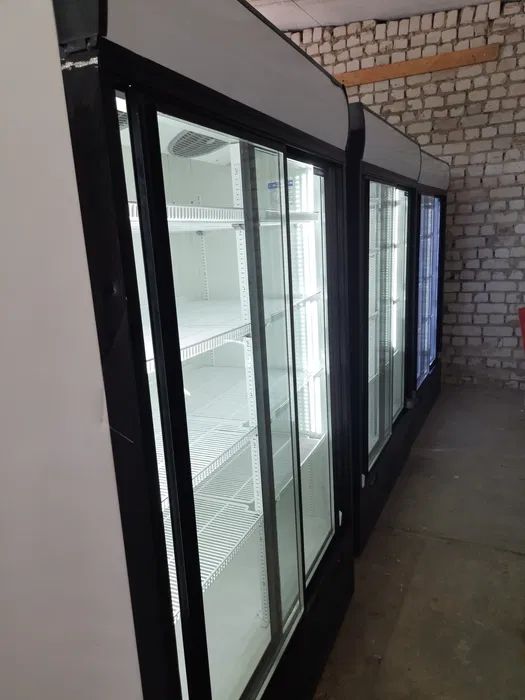 Широкий двухдверный холодильник бу большой витрина ларь шкаф СКЛАД