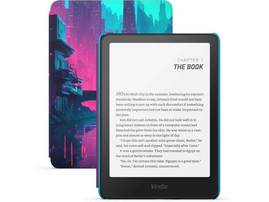 Amazon Kindle Paperwhite 12th Gen. 16GB Black with Cyber City Cover