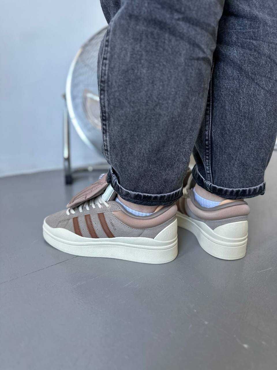 Женские кроссовки Adidas Campus x Bad Bunny Chalky Brown 36-41 Новинка