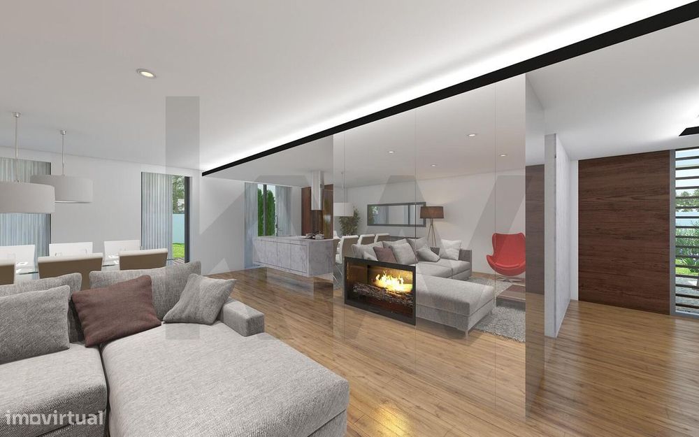 Luxuosa Moradia Térrea T3 com Piscina – Em Construção | Água Longa, Sa