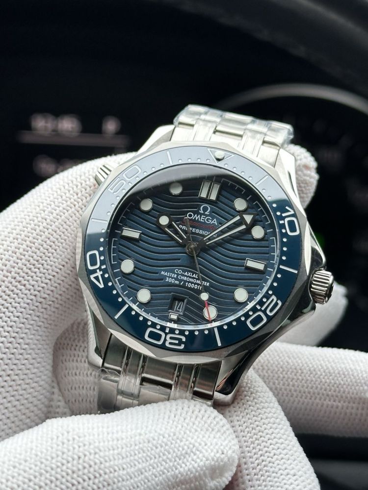 Мужские механические часы Omega Seamaster Blue 300m
