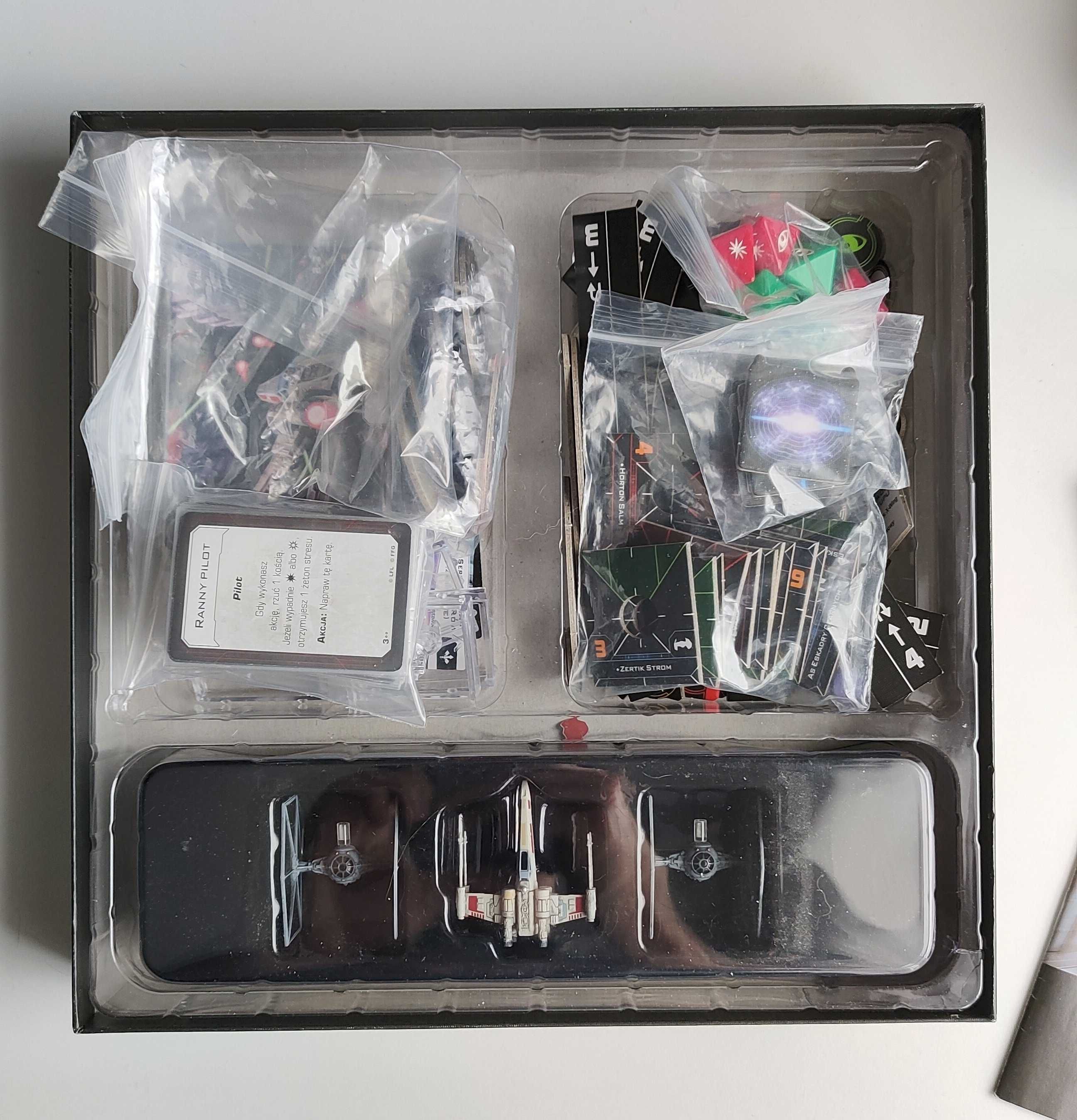 X-Wing Zestaw Startowy + 2 dodatki (adv. TIE + Y-Wing BTL-A4)
