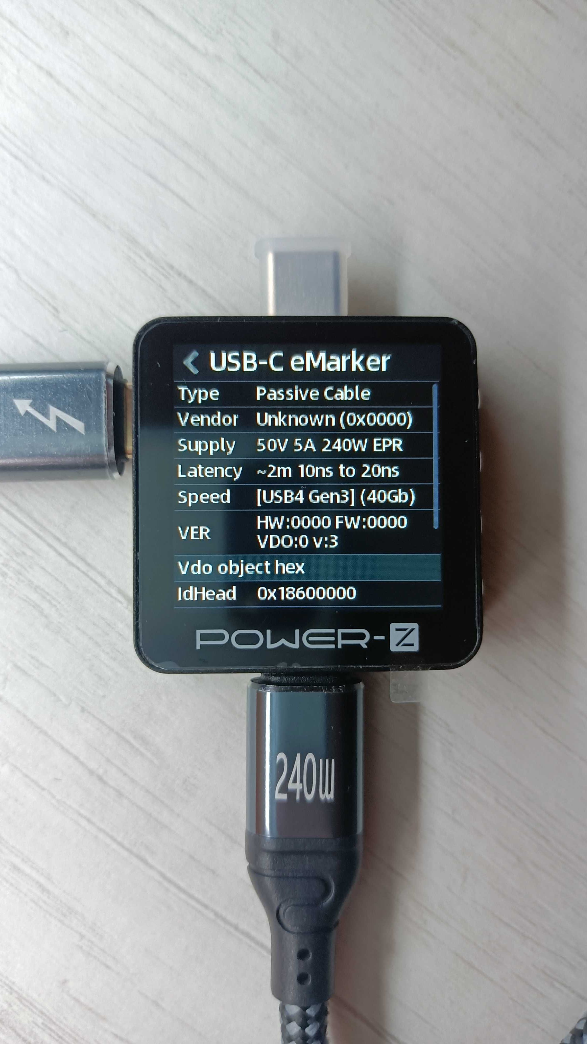 Кабелі USB 4 Type-C FENDA, Baseus, 240W, 50см, 1м, 2м, 3м - 480 Mbps