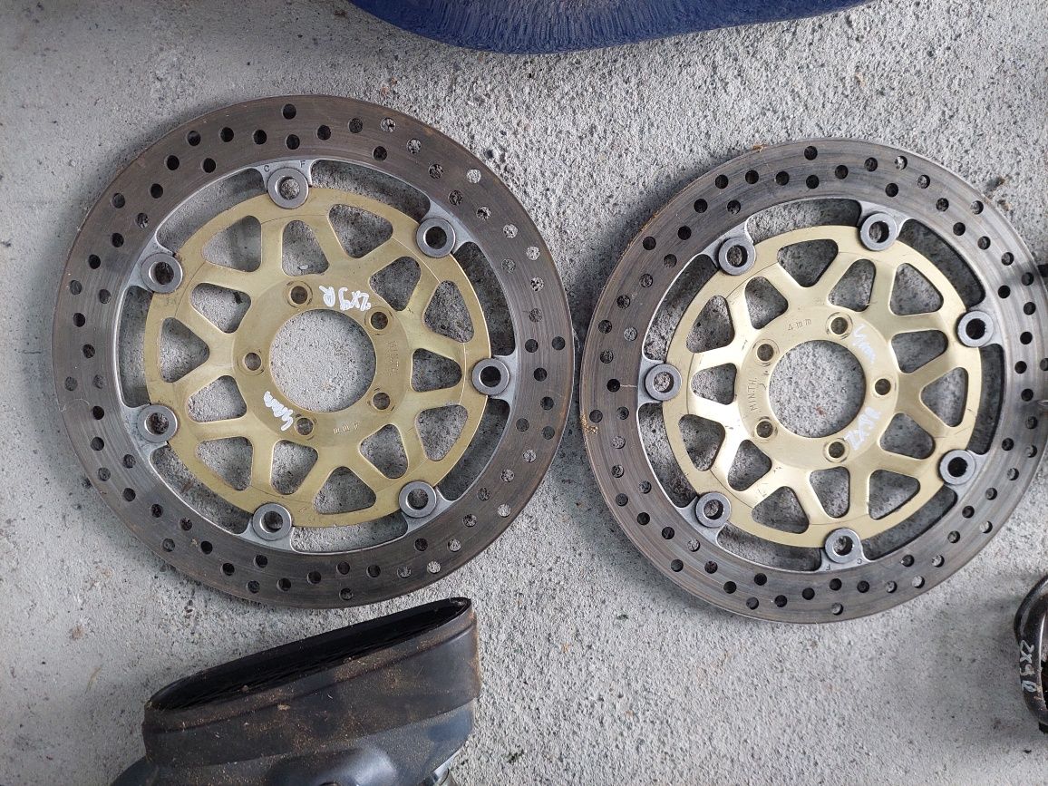 Kawasaki zx9r wydech kolektor tarcze zacisk stator bak set pompa oś