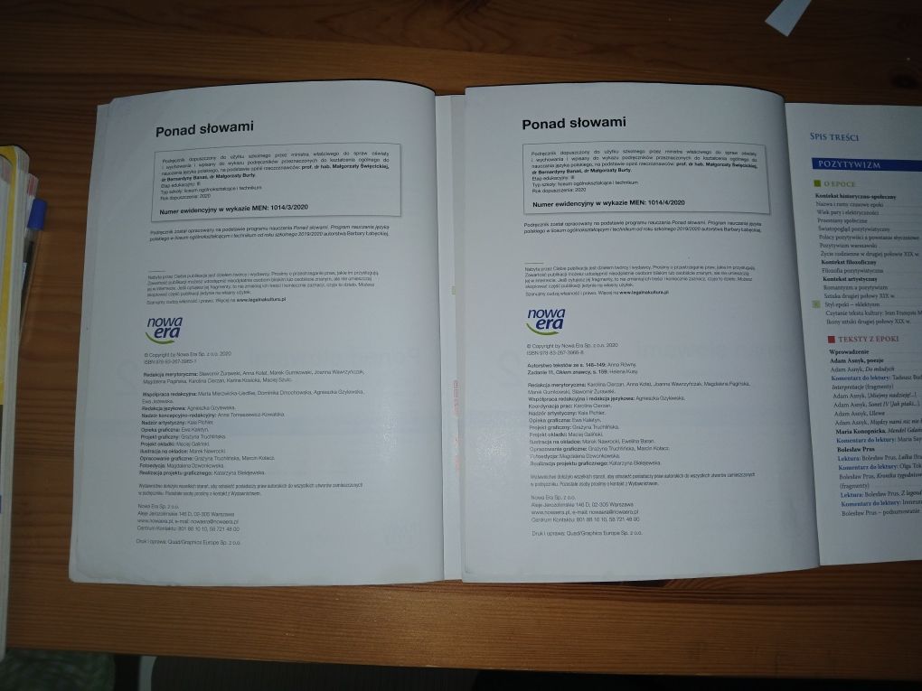 Ponad słowami 2 czesc 1 i 2 podrecznik