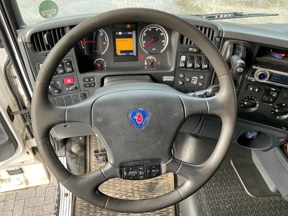 SCANIA R440 GRUA C/RÁDIOCOMANDO CAIXA 6,50 SÓ 600.000km #OPORTUNIDADE#