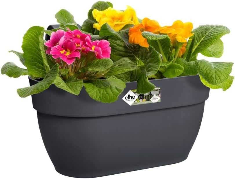 кашпо вазон горщик навісний elho Vibia M 36  Ø 36,0 x В 26,5 см Чорний