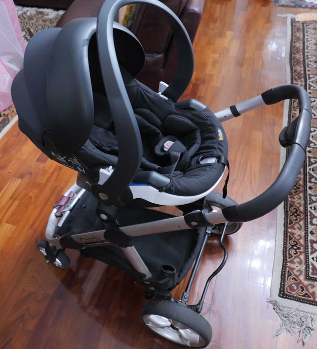 Carrinho Bebe + Babycok + Base Isofix  - Conjunto Completo