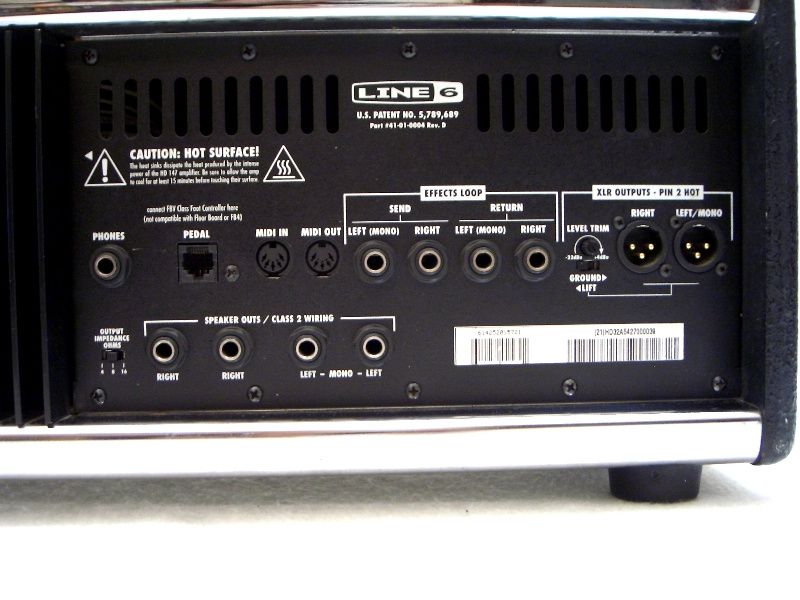 Amplificador topo de gama Line6 HD 147 , 300W