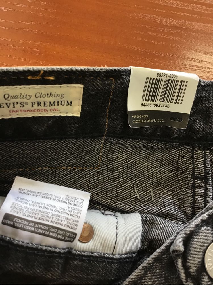 Spodenki Szorty Jeansowe Levi’s 501 ’93 Cut Off W28 Nowe