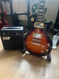 Gitara Elektryczna Les Paul Joe Memphis + Wzmacniacz ESP