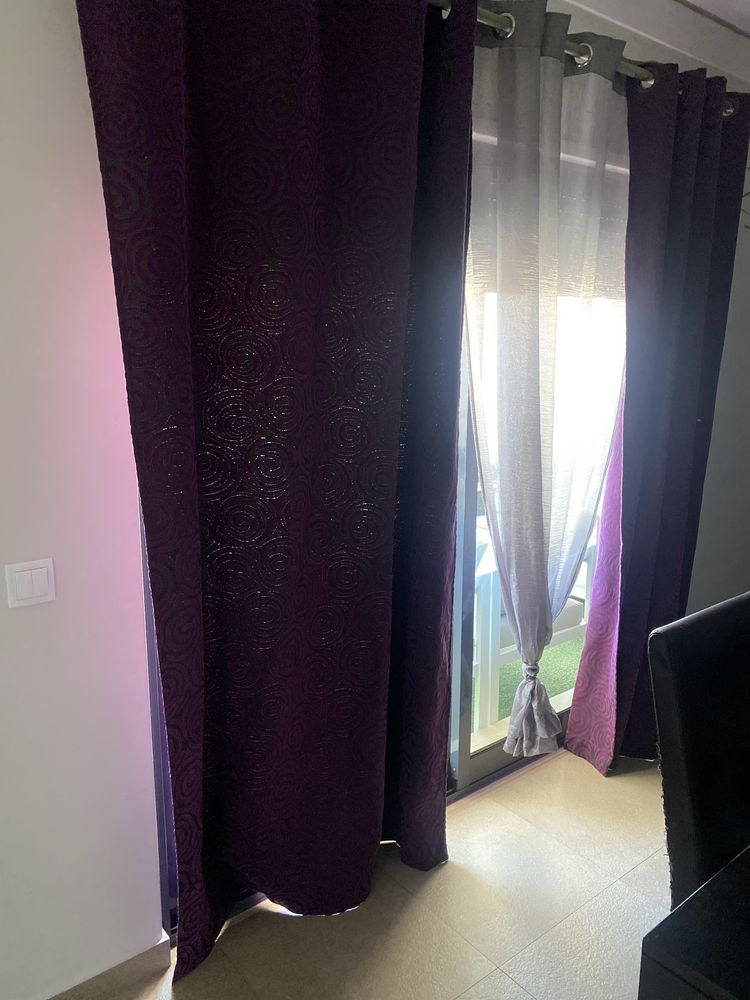 Conjunto de 3 cortinados
