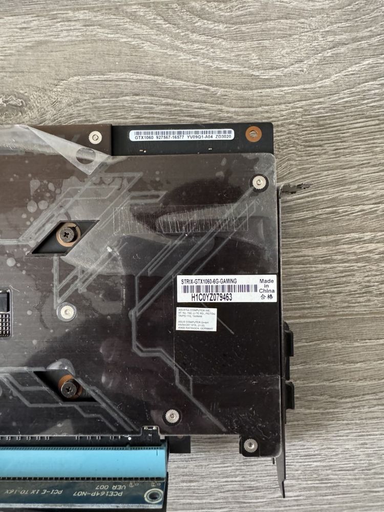 Відеокарта Asus GTX 1060