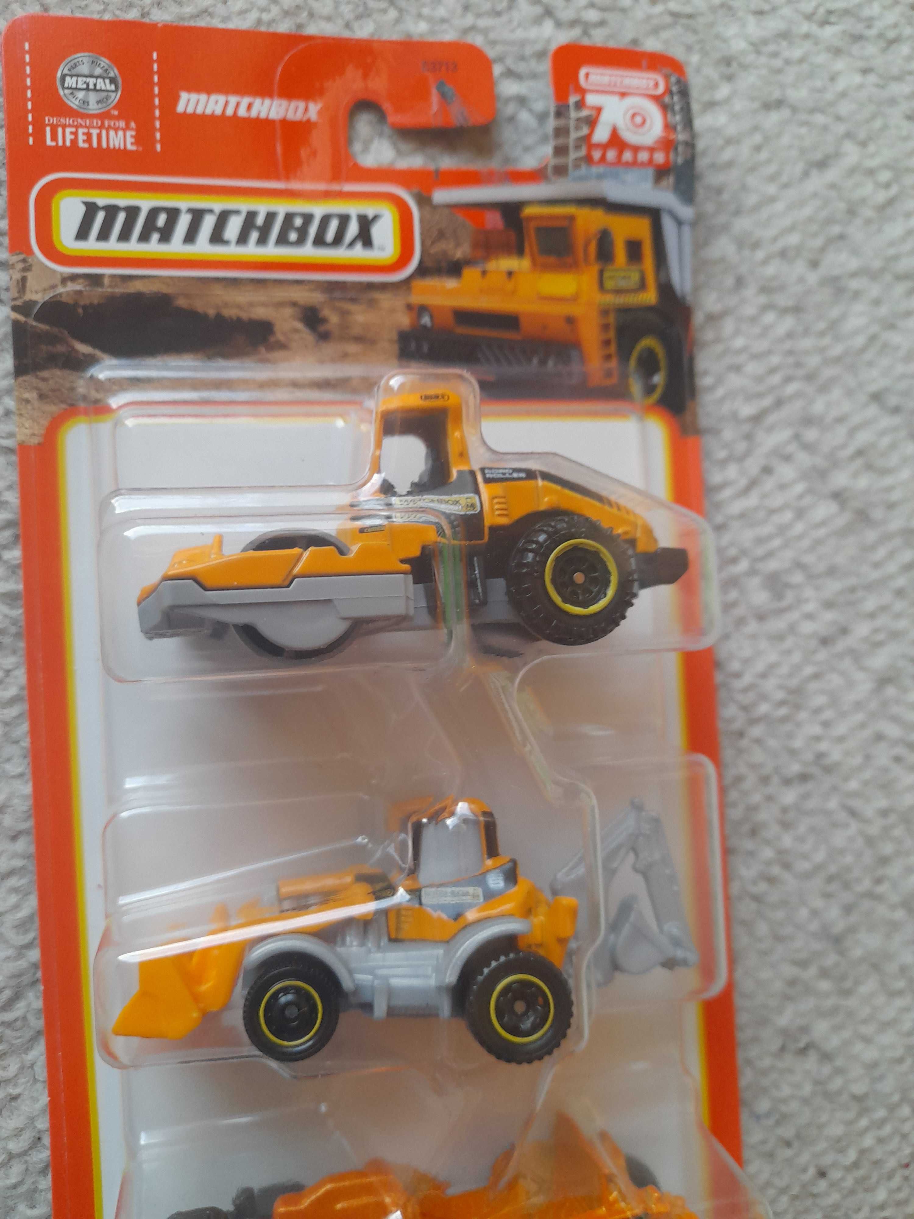 Matchbox 3 pak MBX Construction